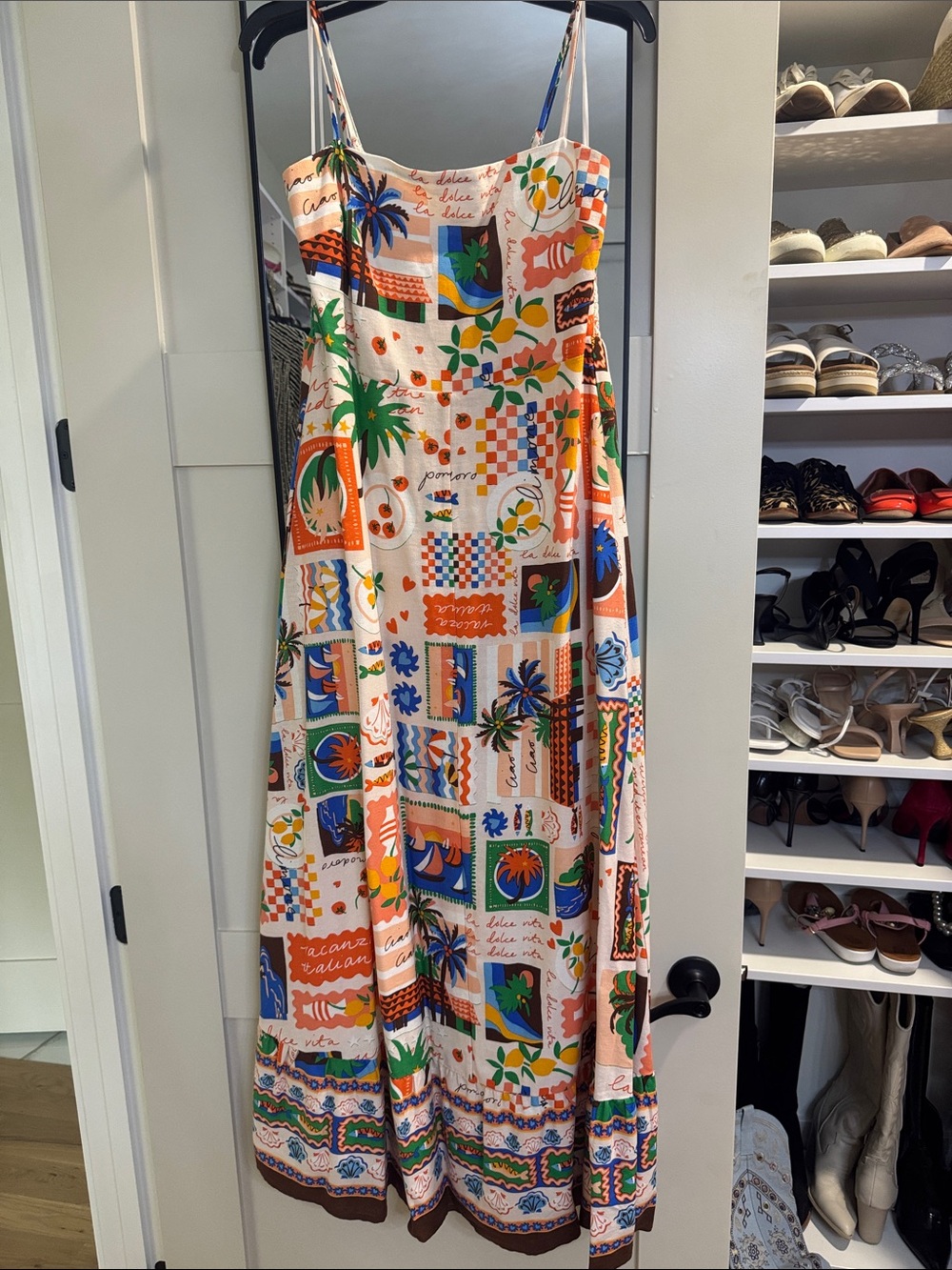 Sugarlips Multicolor Tropical Print Maxi Dress